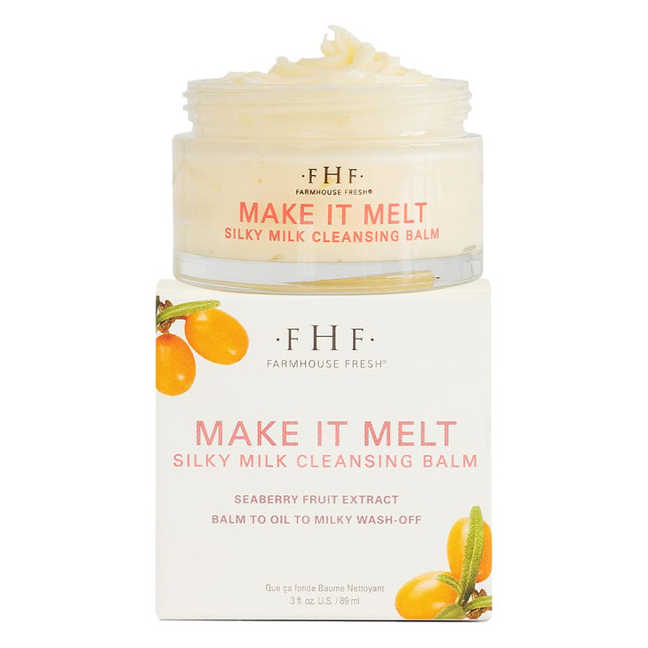 FarmHouse Fresh Cleansing Balm Makeup Remover Vitamin C Cream Make It Melt Silky Milk Cleansing Balm Travel Size Face Wa