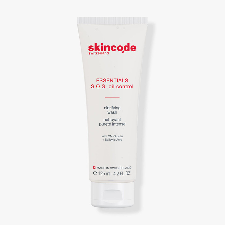 Skincode SOS Oil Control Clarifying Wash PoreRefining BreakoutReducing Cleanser Advanced PoreCleansing Formula Dermatolo