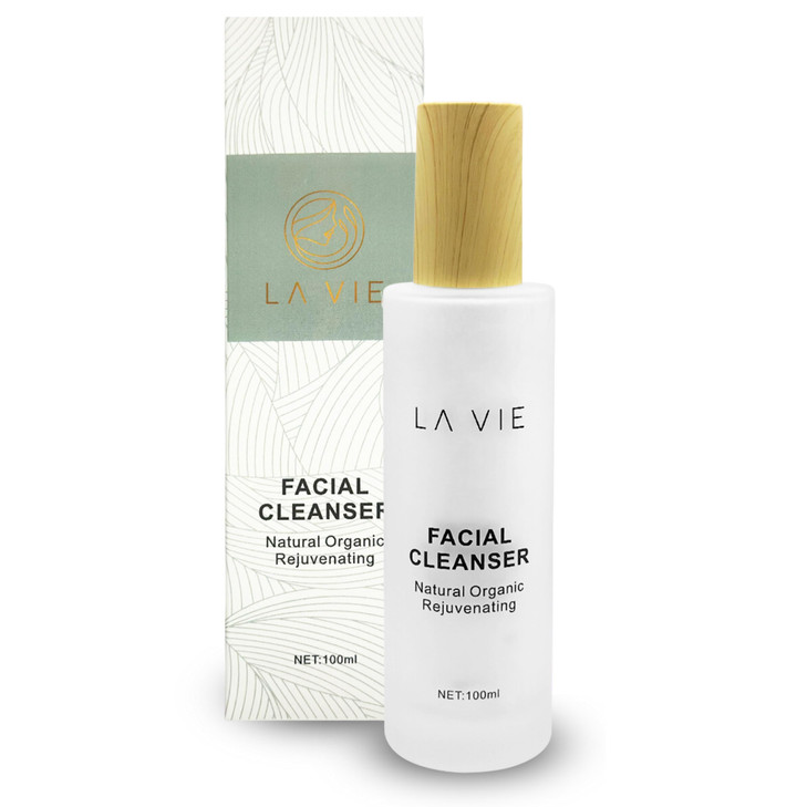 La Vie Rejuvenating Facial Cleanser AntiAging with Caffeine Aloe Vera Lavender Face Wash for Women Cleanser Face Wash 10