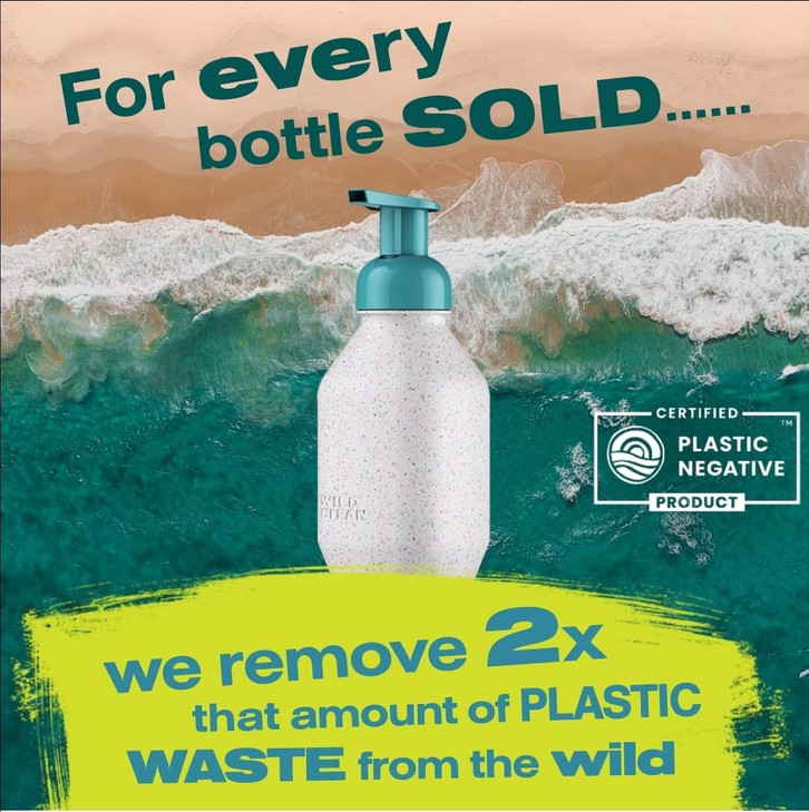 Wild Clean Hand Soap Starter Kit 1 Refillable Hand Soap Container 3 Powder Refills Variety Scents EcoFriendly Products C
