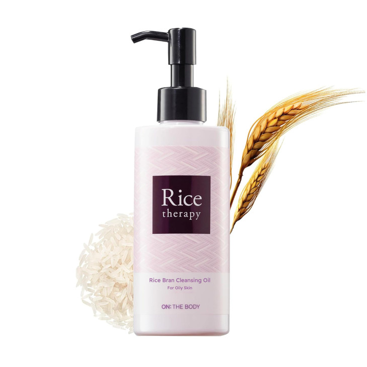 VEILMENT Rice Bran Cleansing Oil 68fl oz Korean Waterproof Makeup Remover Deep Cleanser for Oily Skin Gentle Formula Res