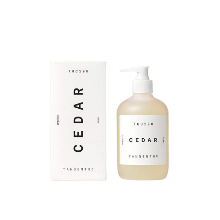 Tangent GC Cedar Organic Hand Soap Scented Liquid Hand Soap with Warm Dry Wood Juniper Wild Berry Notes Vegan CrueltyFre