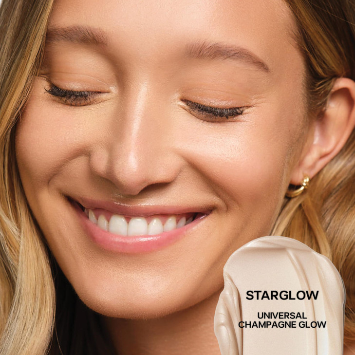 Saie Glowy Super Gel Hydrating Makeup Primer and Illuminating Glow Serum Enriched with Vitamin C and Squalane Oil AllOve