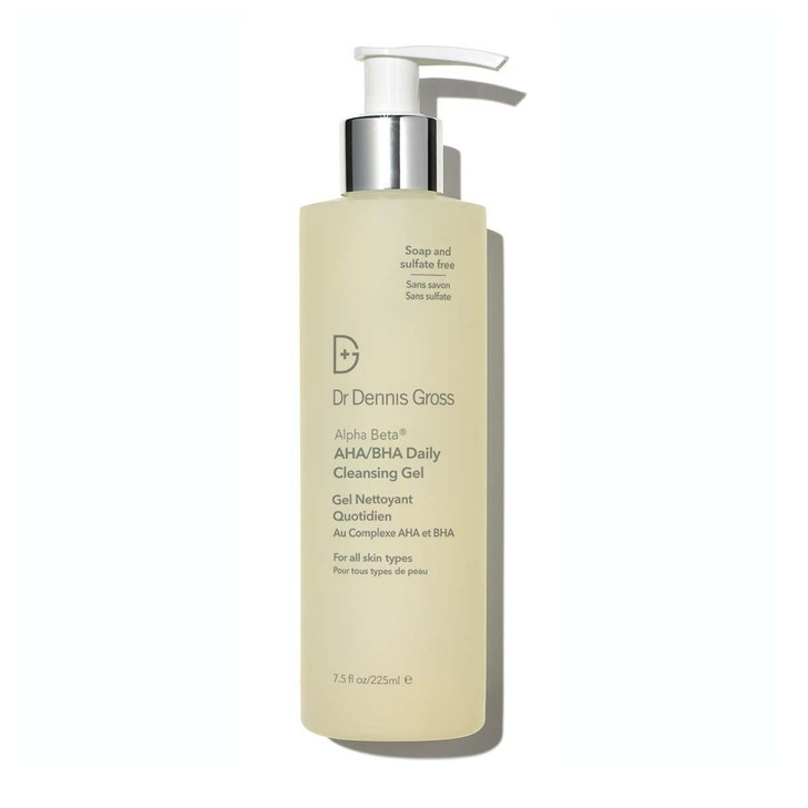 Dr Dennis Gross Alpha Beta AHABHA Daily Cleansing Gel for Skin That is Dull Congested and Uneven Tone Texture 75 Fl Oz