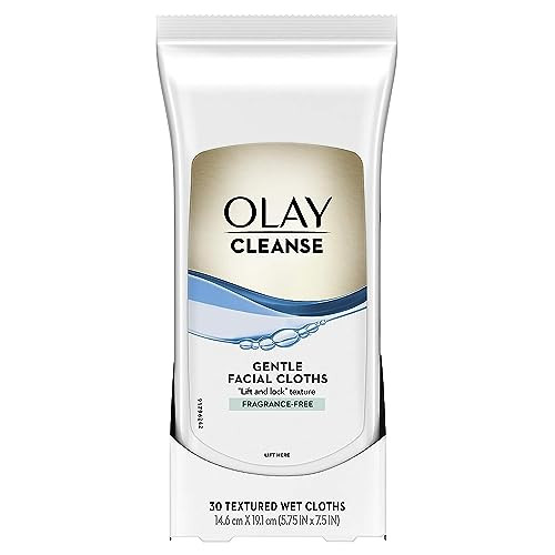 Olay Cleanse Gentle Facial Cloths Fragrance Free 30 count