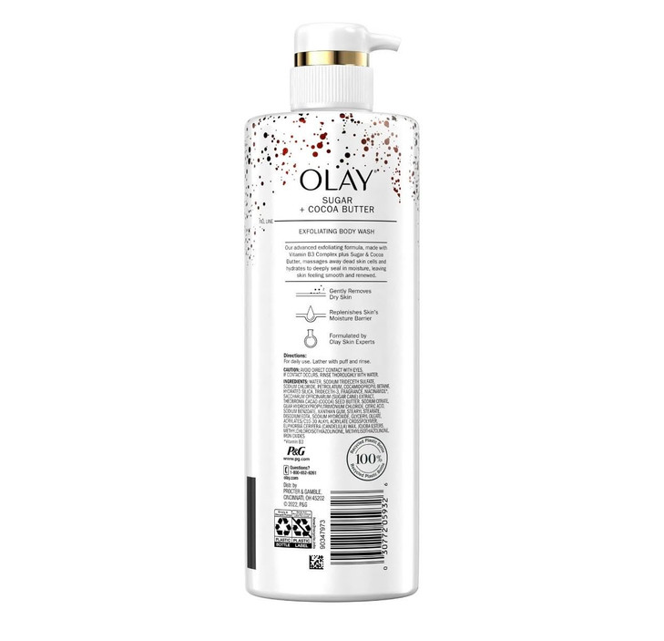 Olay Sugar Cocoa Butter Body Wash 20 fl oz