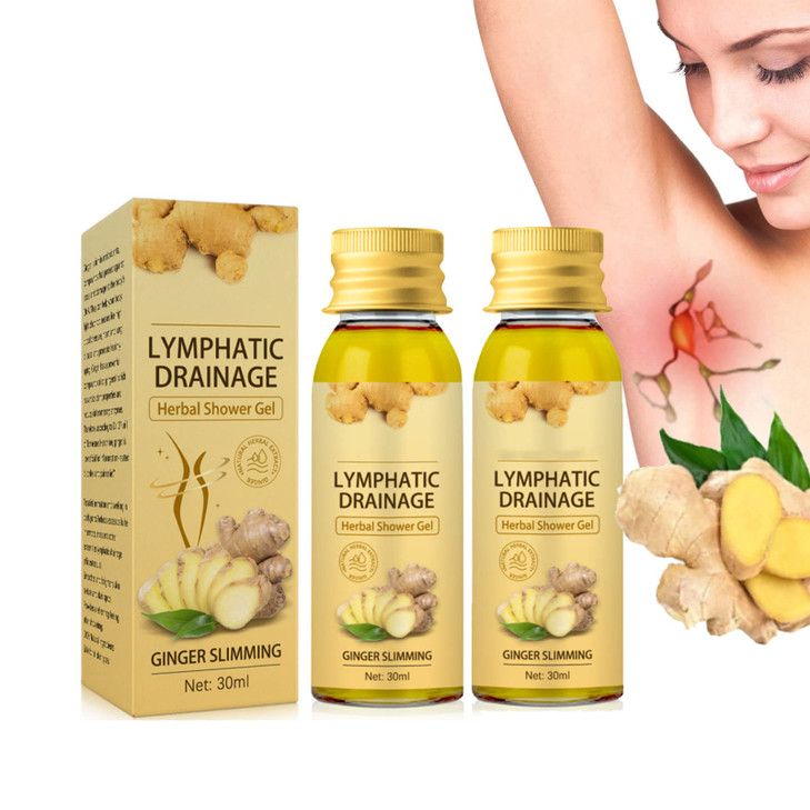 Herbal Shower Gel Herbal Slimming Shower Gel Ginger Shower Gel for Slimming Organic Herbal Ginger Slimming Body Wash 2 p