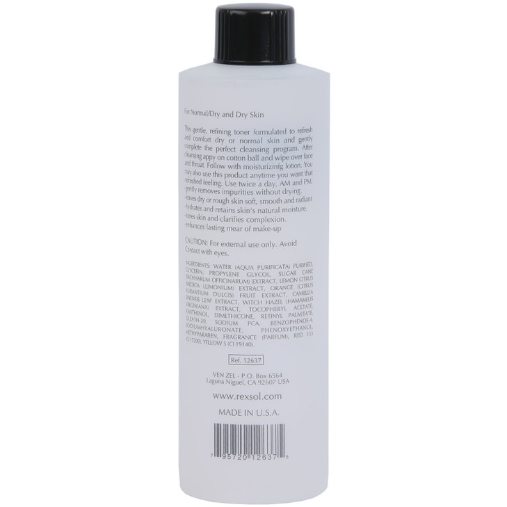 REXSOL Cellular Refining Toner NormalDry and Dry Skin 240 ml 8 fl oz