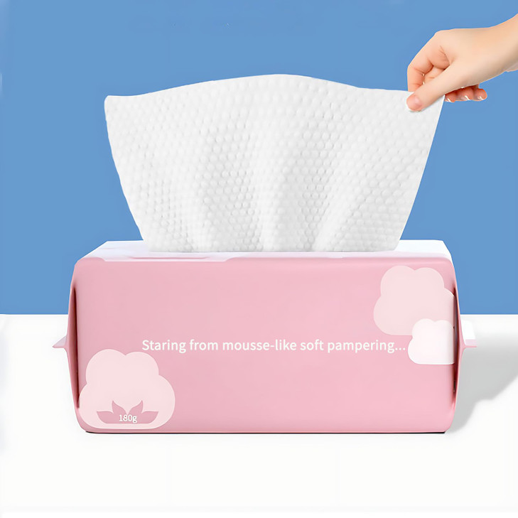 Cayxenful Disposable Face Towel Face Cloths for Washing Soft Cotton Dry Wipes Facial Cloths Towelettes for Washing and D