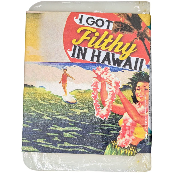 Filthy Surfer Man All Natural Coconut Soap Bar White