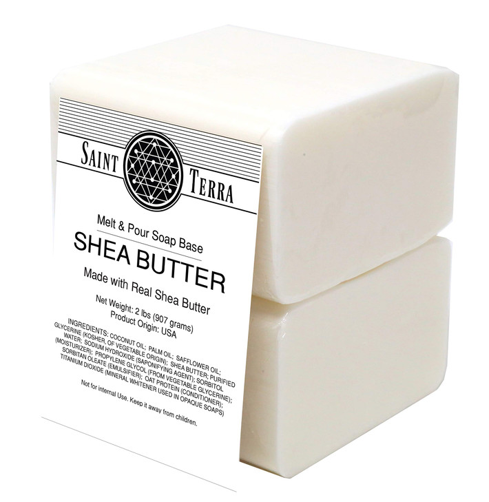 Saint Terra Shea Butter Melt Pour Soap Base 2 Pounds