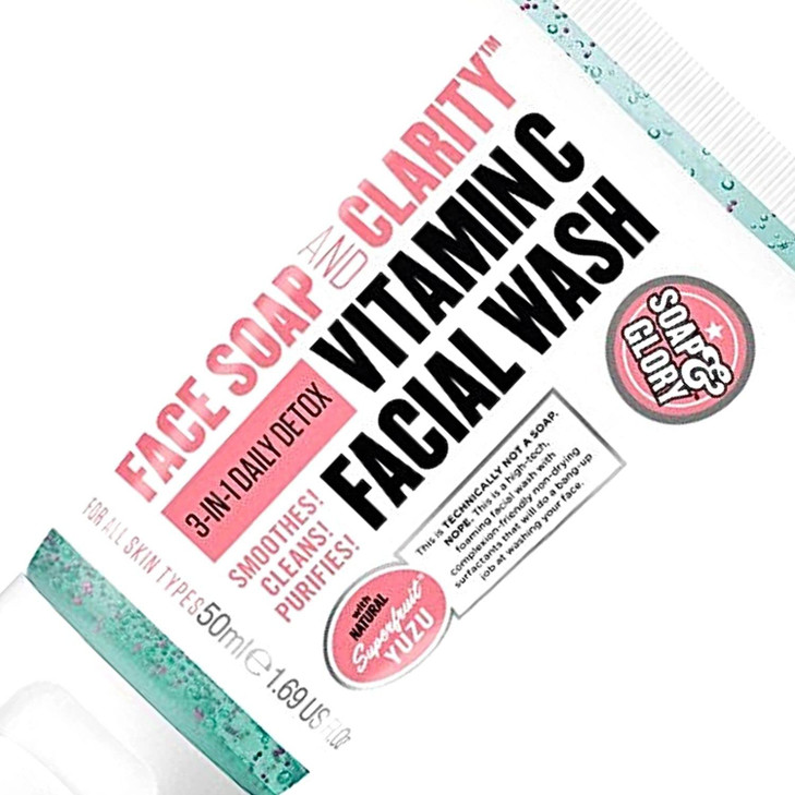 Soap Glory Face Soap Clarity Vitamin C Facial Wash 50ml