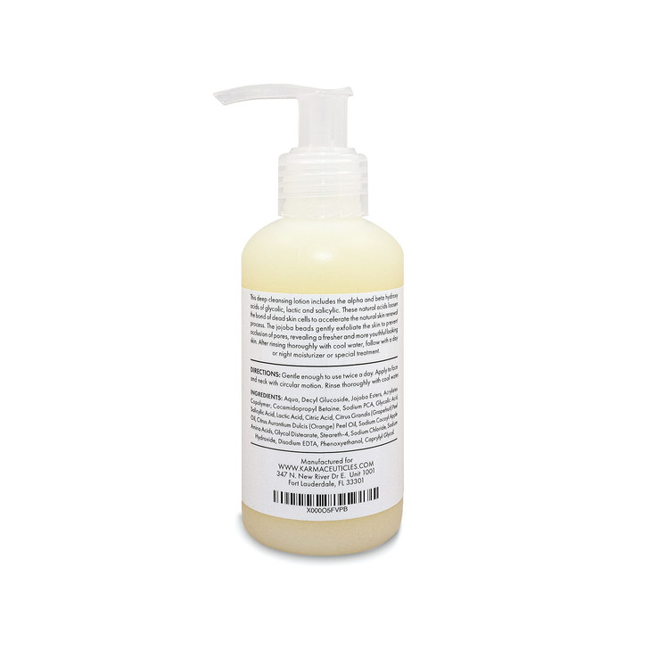 KarmaCeuticles AHA BHA Exfoliating Cleanser 5 oz