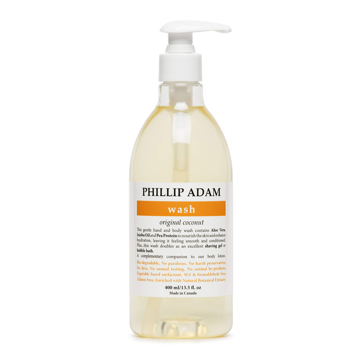 Phillip Adam Coconut Body Wash for All Skin Types Sulfate Free and Gluten Free AllNatural Based Ingredients 135 Fl Oz