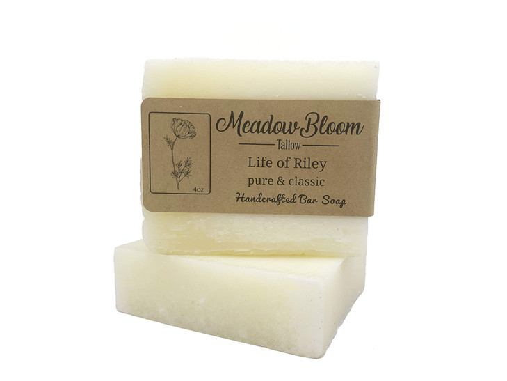 Hunter Cattle Co ESTD 2004 HC Meadow Bloom Tallow Bar Soap Unscented 2 Pack Made with All Natural 100 Grass Fed Tallow H