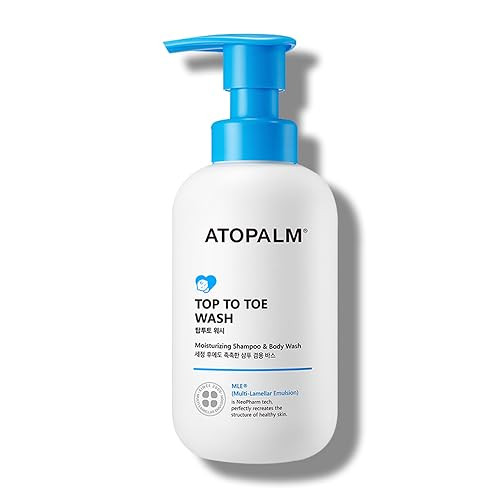 ATOPALM Top to Toe Baby Wash Shampoo SulfateFree pH Balanced Head to Toe Bath 101 Fl Oz 300ml
