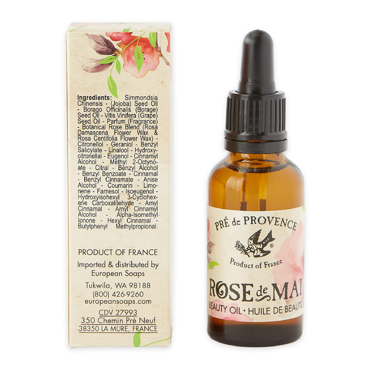 Pre de Provence Versatile Radiant Massage Dry Body Oil Rose De Mai 10 Fl Oz