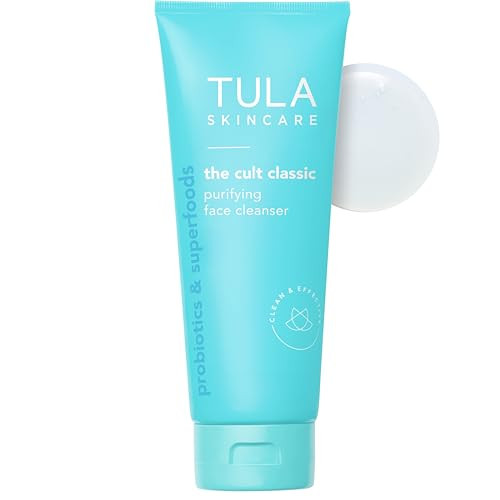 TULA Skin Care Cult Classic Purifying Face Cleanser Supersize Gentle and Effective Face Wash Makeup Remover Nourishing a