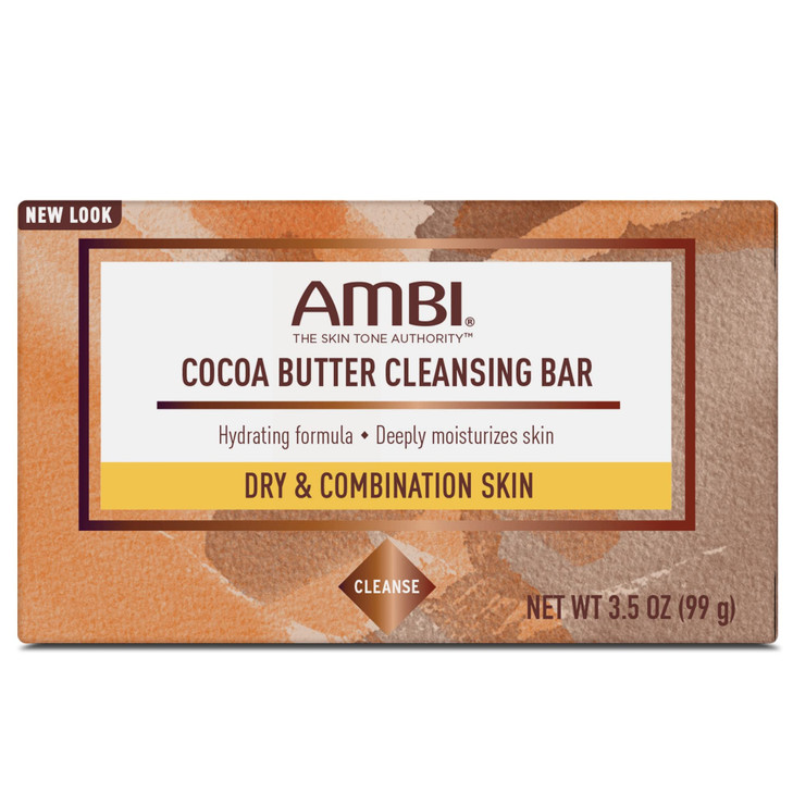 Ambi Cleansing Bar Soap Cocoa Butter 35oz 6 Pack