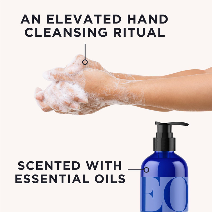 EO Liquid Hand Soap 12 Ounce Pack of 3 French Lavender Organic PlantBased Gentle Cleanser with Pure Essential Oils