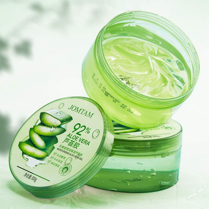 JOMTAM Aloe Vera 92 Moisturizing Gel Natural Extract Nourishes Cleansing Nourishes Softens Glycerin Oil Balance Essence