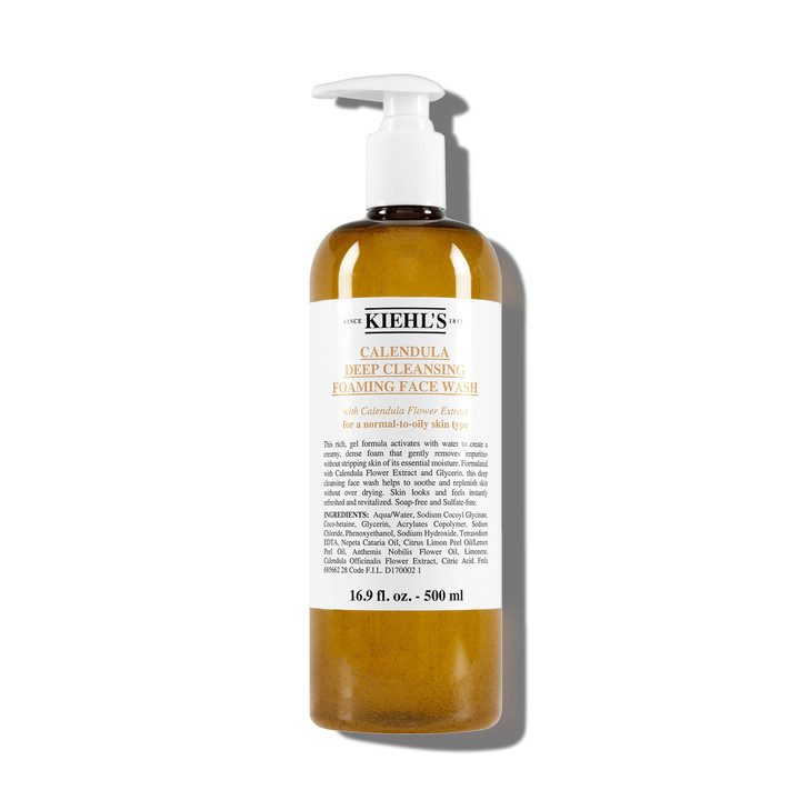 Kiehls Calendula Deep Cleansing Face Wash Balances Skin While Gently Removing Impurities Soothing and Refreshing Boosts
