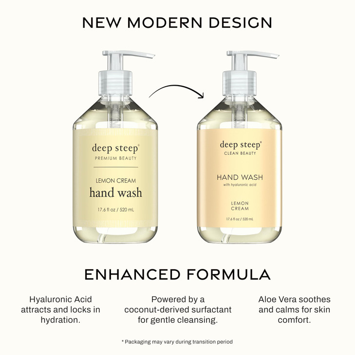 Deep Steep Liquid Hand Wash 176 Ounces Lemon Cream