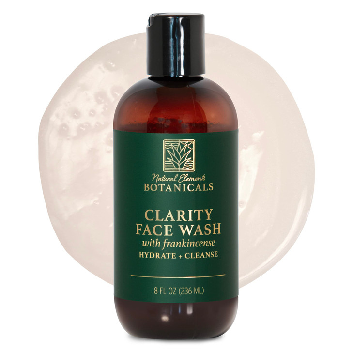 Natural Elements Botanicals Face Body Wash with Frankincense Aloe Vera Salicylic Acid Soothing Calming AntiAging Daily F