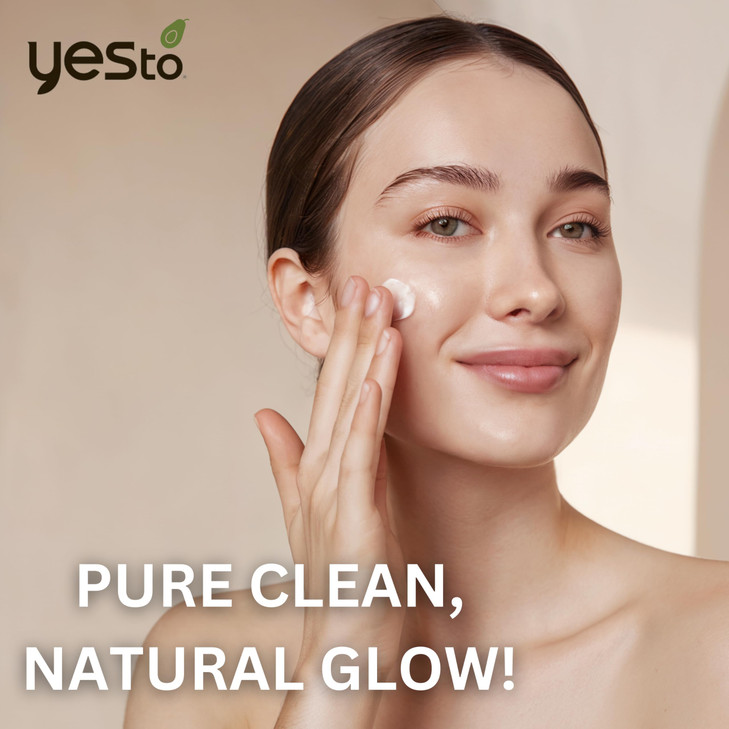 Yes To Avocado Fragrance Free Daily Cream Cleanser Hydrating Face Wash That Removes Makeup Impurities Leaving Skin Moist
