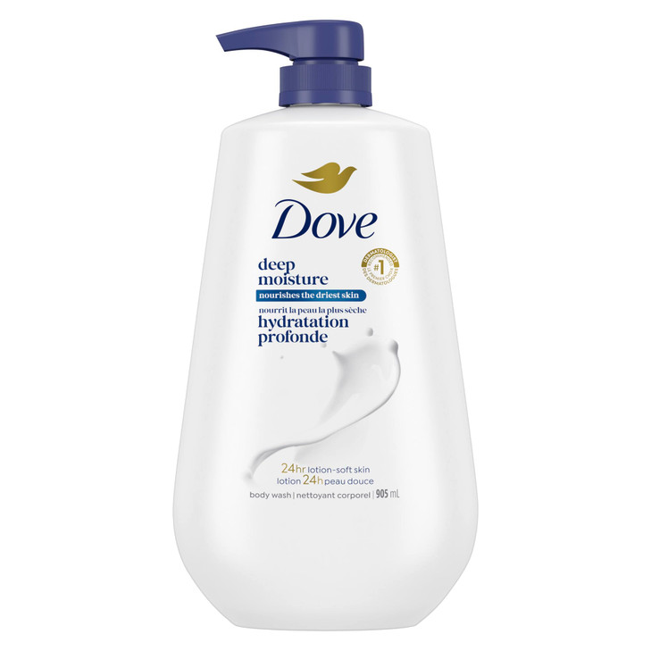 Dove Body Wash with Pump with Skin Natural Nourishers Instantly Soft Skin and Lasting Nourishment Deep Moisture Cleanser