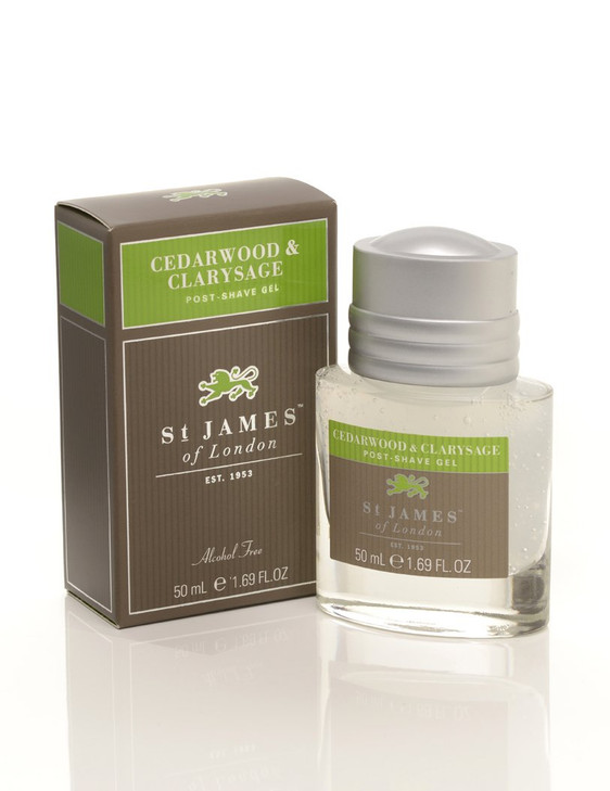 St James of London Cedarwood Clarysage Post Shave Gel 34 Fl Oz