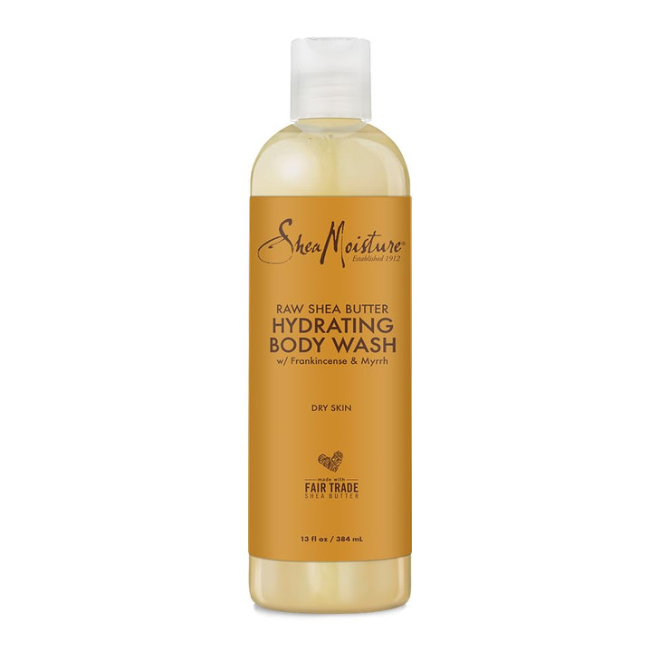 Sheamoisture Hydrating Body Wash for Dry Skin Raw Shea Butter to Cleanse and Hydrate 13 fl oz