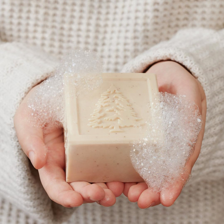 Thymes Frasier Fir Bar Soap Pine Tree Scented Hand and Body Soap 55 oz