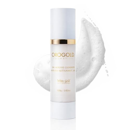 Orogold White Gold 24K Anti Aging Facial Cleanser 100 Ml 338 Fl Oz