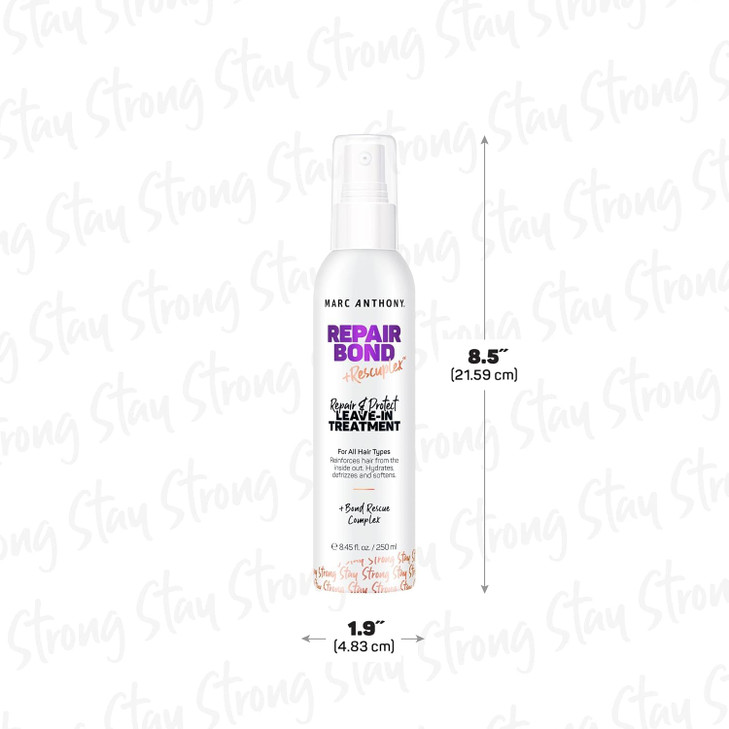 Marc Anthony Bond Repair Leave In Hair Conditioner Treatment for Dry & Damaged Hair, Repair Bond - Treatment & Deep Conditioning Moisturizer Reduces