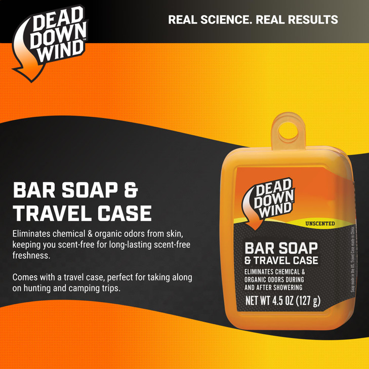 DEAD DOWN WIND 12002 Bar Soap with Travel Container 45oz