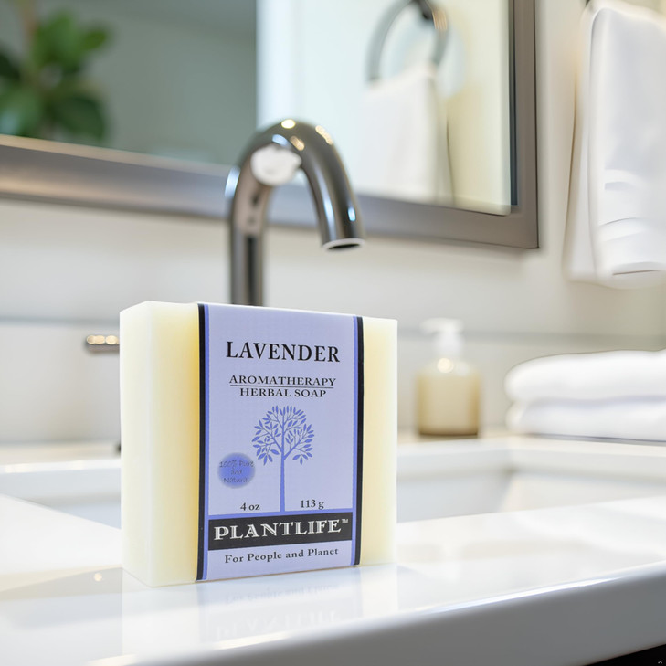 Plantlife Lavender 3pack Bar Soap Moisturizing and Soothing Soap for Your Skin Hand Crafted Using PlantBased Ingredients