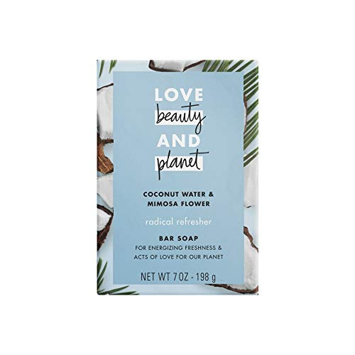 Love Beauty And Planet Coconut Water Mimosa Flower Bar Soap 7 Oz