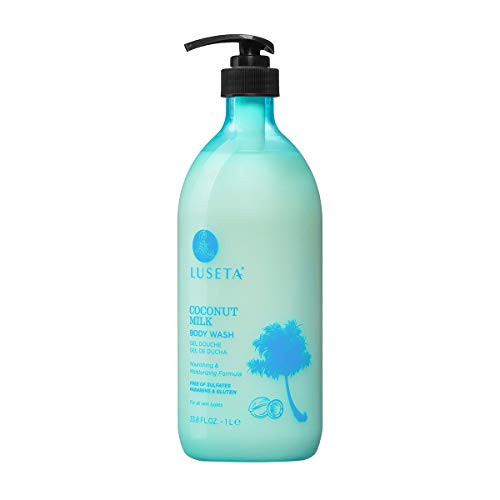 Luseta Coconut Milk Body WashGentle SoapFree Body Cleanser Deeply Moisturizes for Dry Skin 338oz