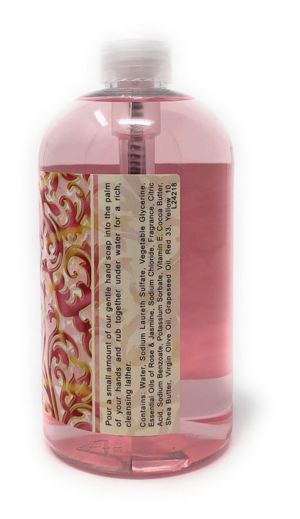 Greenwich Bay Trading Company Luxurious Hand Soap Rosewater Jasmine 16 Fl Oz R2Y015