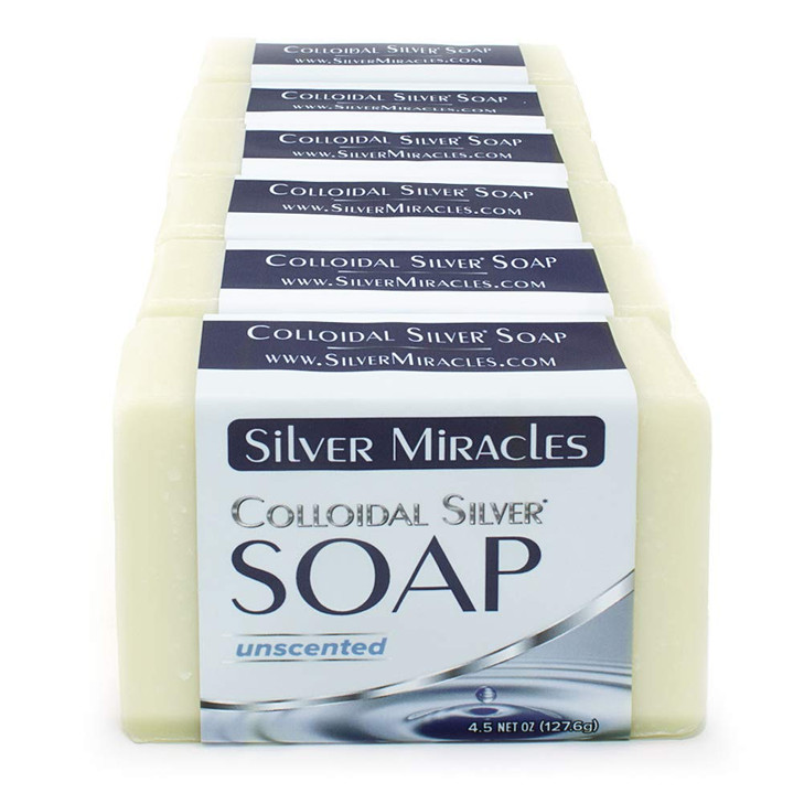 Colloidal Silver Soap 6 pack