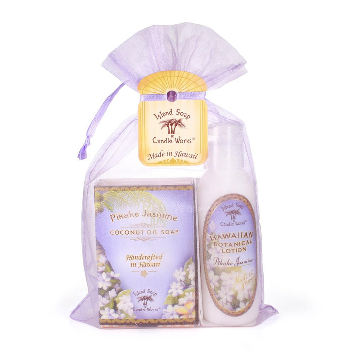 Island Soap Candle WorksSoap and Lotion Organza Set Pikake