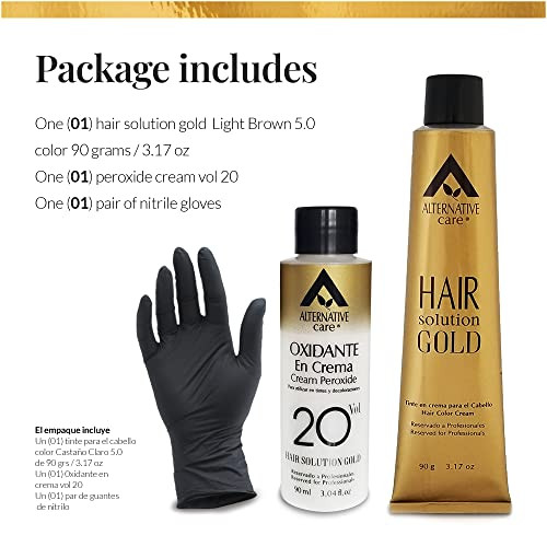 Ruby 6.45 Color Permanent Hair Dye with Peroxide Cream and Gloves - Hair Color for Every Type - Durable Hair Coloring by Alternative online at globaldelivered