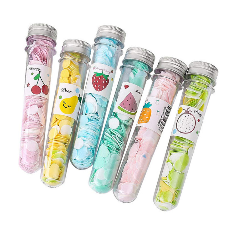 6 Boxes Portable Disposable Paper Soap Confetti Cleaning Washing Hand Bath Toiletry Paper Soap Sheets Petals Soap Flakes