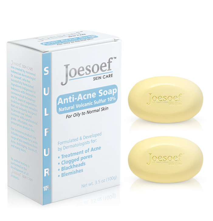 JOESOEF SKIN CARE Sulfur Soap with Salicylic Acid for Acne
