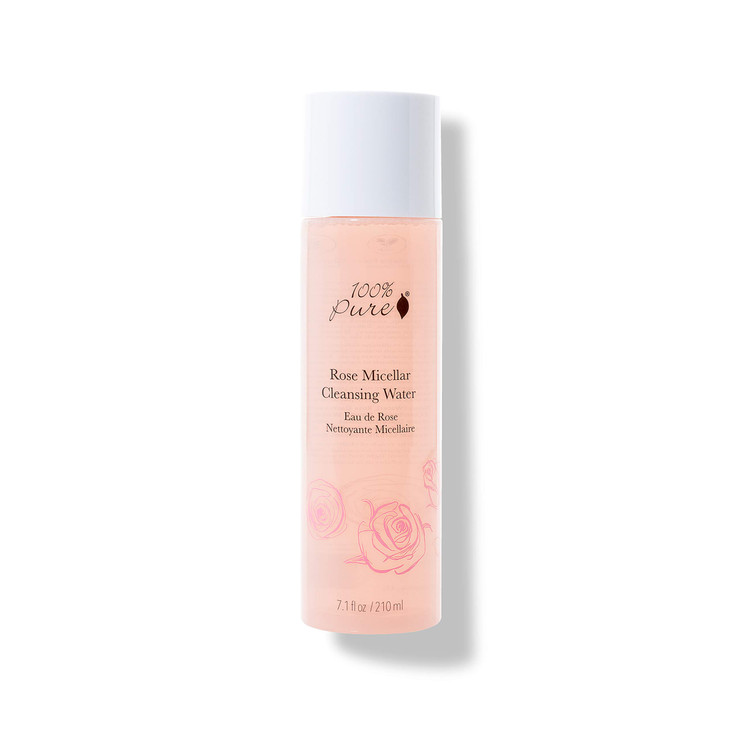 100 PURE Rose Micellar Cleansing Water Hydrating Makeup Remover Daily Skin Care for All Skin Types Soothing Micellar Wat