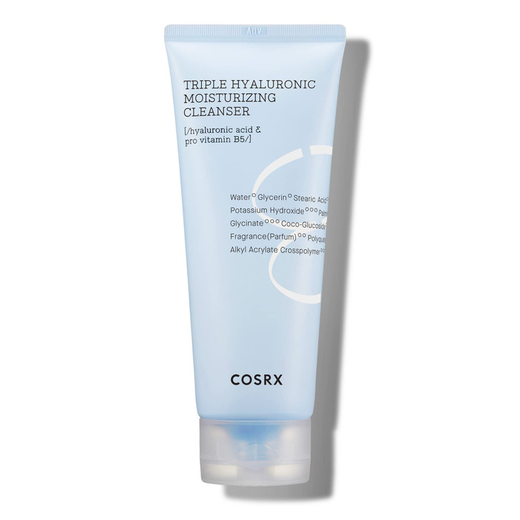 COSRX Hydrium Triple Hyaluronic Moisturizing Cleanser 507 floz 150ml Daily Cleanser for Dry Skin with Hyaluronic Acid Vi