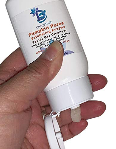 Diva Stuff Pumpkin Puree Exfoliating Enzyme Facial Gel Cleanser With Hyaluronic Acid Marine Elastin Horse Chestnut and R