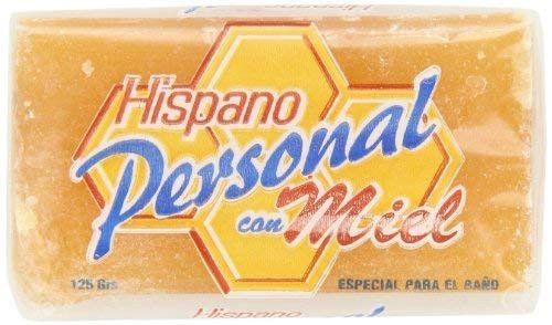 Hispano Personal con Miel 44 oz Honey Soap Pack of 12 Bars