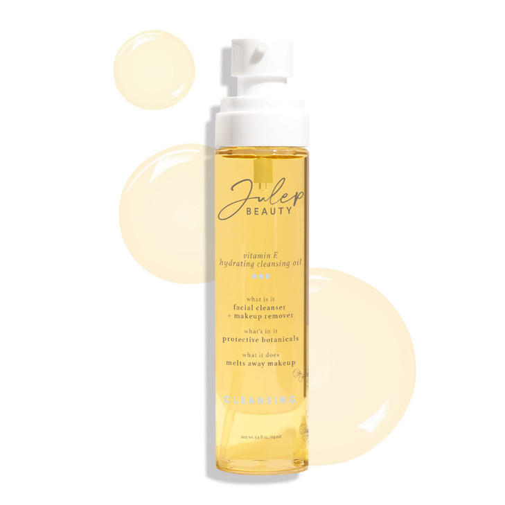 Julep Vitamin E Hydrating Cleansing Oil and Makeup Remover Face Wash for Normal to Dry Sensitive Skin 338 Fl Oz Rosehip